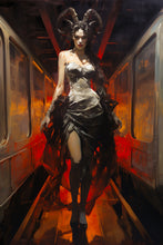 Load image into Gallery viewer, Witchy wall art - Moody painting - original fine art print