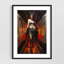 Load image into Gallery viewer, Witchy wall art - Moody painting - original fine art print