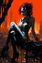 Load image into Gallery viewer, Witchy wall art - Moody painting - original fine art print