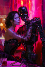 Load image into Gallery viewer, Cyberpunk girl - science fiction wall art - original fine art print