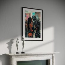 Load image into Gallery viewer, Cyberpunk girl - science fiction wall art - original fine art print