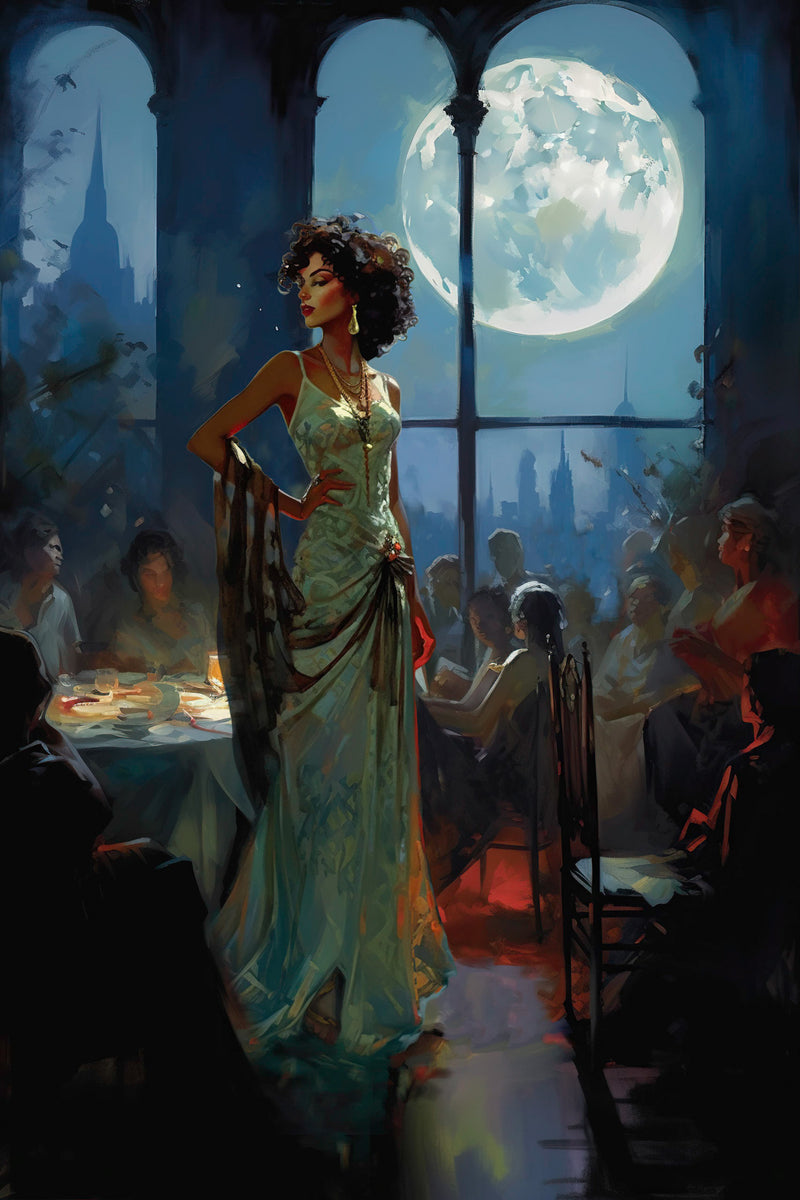 Greek mythology art - Artemis Greek goddess wall art - Original fine a