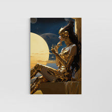 Load image into Gallery viewer, Cyberpunk girl - science fiction wall art - original fine art print