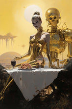 Load image into Gallery viewer, Cyberpunk girl - science fiction wall art - original fine art print