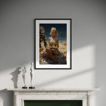 Load image into Gallery viewer, Cyberpunk girl - science fiction wall art - original fine art print
