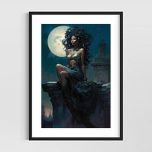 Load image into Gallery viewer, Greek mythology art - Medusa wall art - Original fine art print