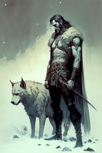 Load image into Gallery viewer, Loki - Norse pagan mythology wall art - Original fine art print