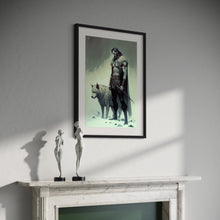 Load image into Gallery viewer, Loki - Norse pagan mythology wall art - Original fine art print