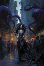 Load image into Gallery viewer, Lovecraft Elder Goddess - Witchy wall art - Original fine art print