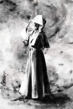 Load image into Gallery viewer, Witchy wall art - female moody wall art - original fine art print