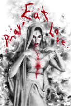 Load image into Gallery viewer, Dark academia art - word art - original fine art print