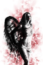 Load image into Gallery viewer, Female body art - angel dark academia art - original fine art print