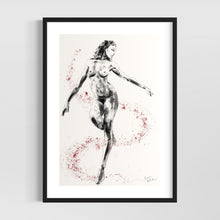 Load image into Gallery viewer, Minimalist female line art drawing - original fine art print