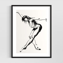 Load image into Gallery viewer, Minimalist female line art drawing - original fine art print