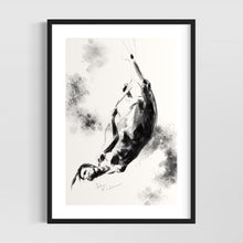 Load image into Gallery viewer, Minimalist female line art drawing - original fine art print