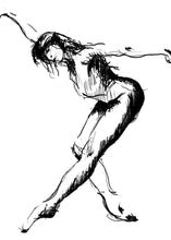Load image into Gallery viewer, Minimalist female line art drawing - original fine art print