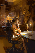 Load image into Gallery viewer, Greek mythology art - Athena Greek goddess wall art - Original fine art print