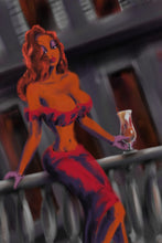 Load image into Gallery viewer, Jessica pinup girl art - original fine art print