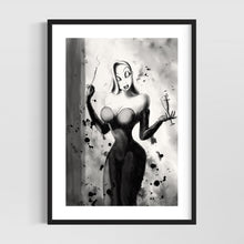 Load image into Gallery viewer, Jessica pinup girl art - pop culture art - original fine art print