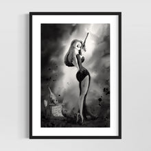 Load image into Gallery viewer, Jessica pinup girl art - pop culture art - original fine art print