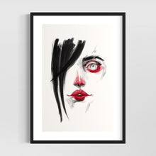 Load image into Gallery viewer, Creepy wall art - moody painting - original fine art print