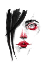 Load image into Gallery viewer, Creepy wall art - moody painting - original fine art print