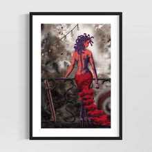 Load image into Gallery viewer, Medusa wall art - Greek mythology decor - Original fine art print