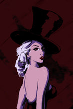 Load image into Gallery viewer, Pinup girl art - Steampunk wall art - Original fine art print