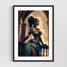 Load image into Gallery viewer, Pinup girl art - Female figure art - Original fine art print