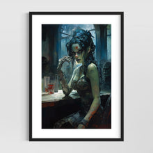 Load image into Gallery viewer, Witchy wall art - Living Dead Girl - original fine art print