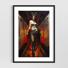 Load image into Gallery viewer, Witchy wall art - Moody painting - original fine art print