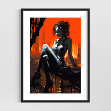 Load image into Gallery viewer, Witchy wall art - Moody painting - original fine art print