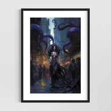 Load image into Gallery viewer, Lovecraft Elder Goddess - Witchy wall art - Original fine art print