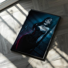 Load image into Gallery viewer, Gothic Woman Digital Art Print | Dark Fantasy Illustration | Printable Wall Art for Gothic and Dark Aesthetic Decor