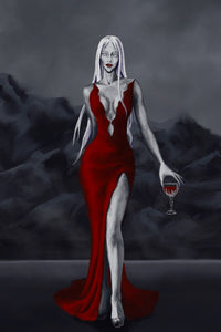 Castlevania Camilla Styris - Vampire Art - Original fine art print