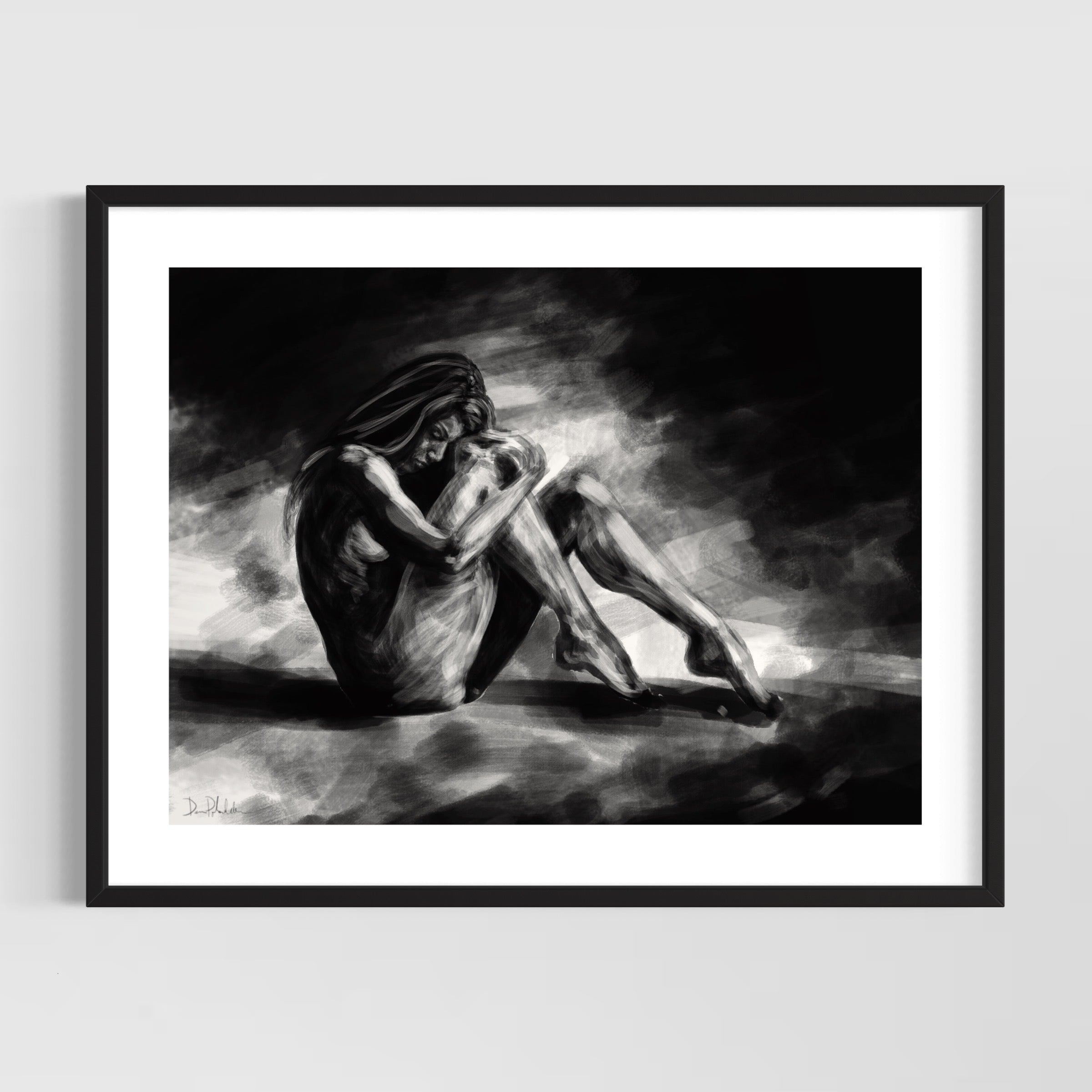 Female body art - original fine art print – Damon Art