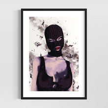 Load image into Gallery viewer, Pinup girl art - Moody painting - Original fine art print