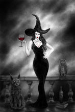 Load image into Gallery viewer, Witchy wall art - halloween art - original fine art print